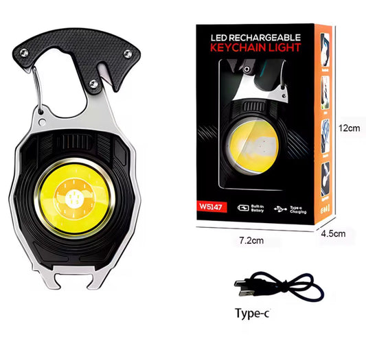 7 Light Modes Life Saving Keychain